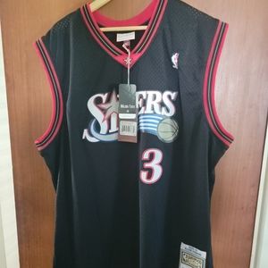 Allen Iverson Philadelphia 76ers Mitchell & Ness Authentic Jersey SIZE XXL NWT
